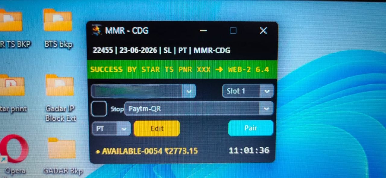 Tatkal software confirmed ticket booking result 22 Jun 2026 proof 3