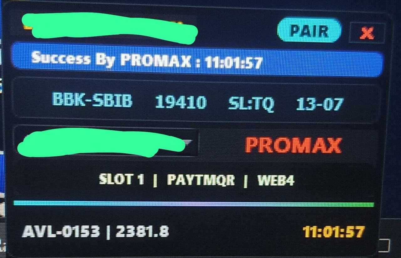Tatkal software confirmed ticket booking result 12 Jul 2026 proof 2