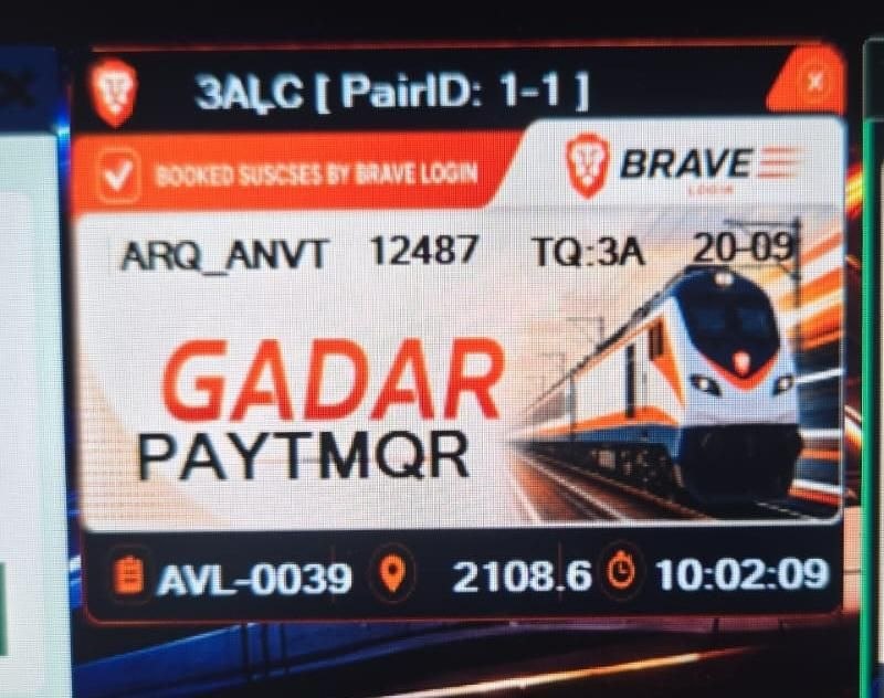 Tatkal software confirmed ticket booking result 19 Sep 2026 - IRCTC Tatkal PNR success proof 1